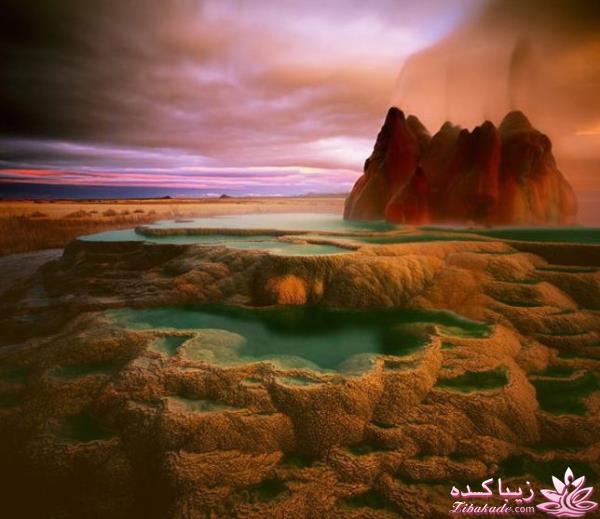 کوه های آبفشان در آمریکا 